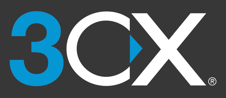 3CX logo grey_background